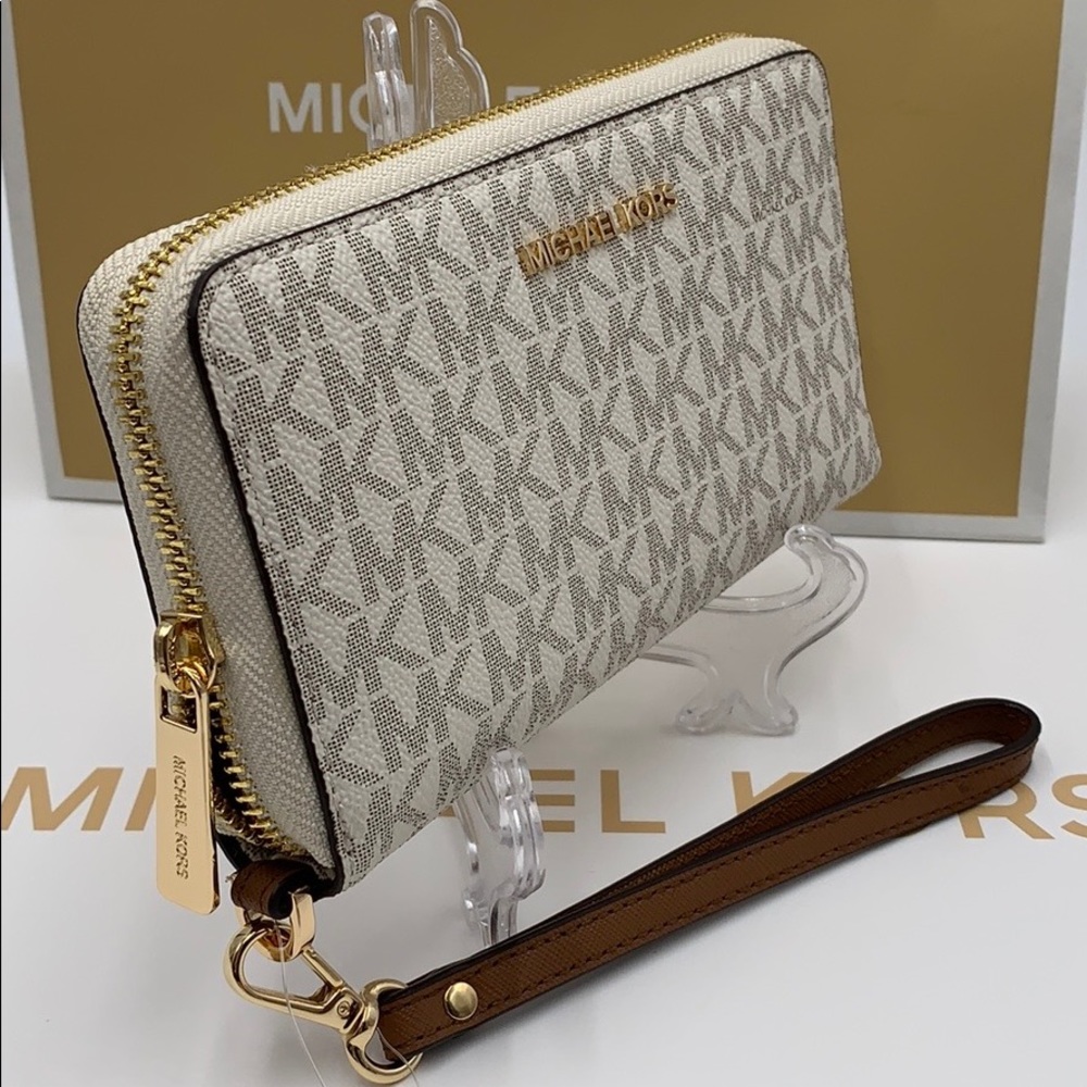 Michael Kors Jet Set Travel Phone Wallet Wristlet - Picture 6 of 16
